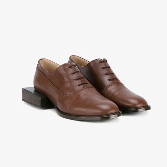 Jacquemus Shoes - Jacquemus Rond Carré Brown Square Circle Shoes